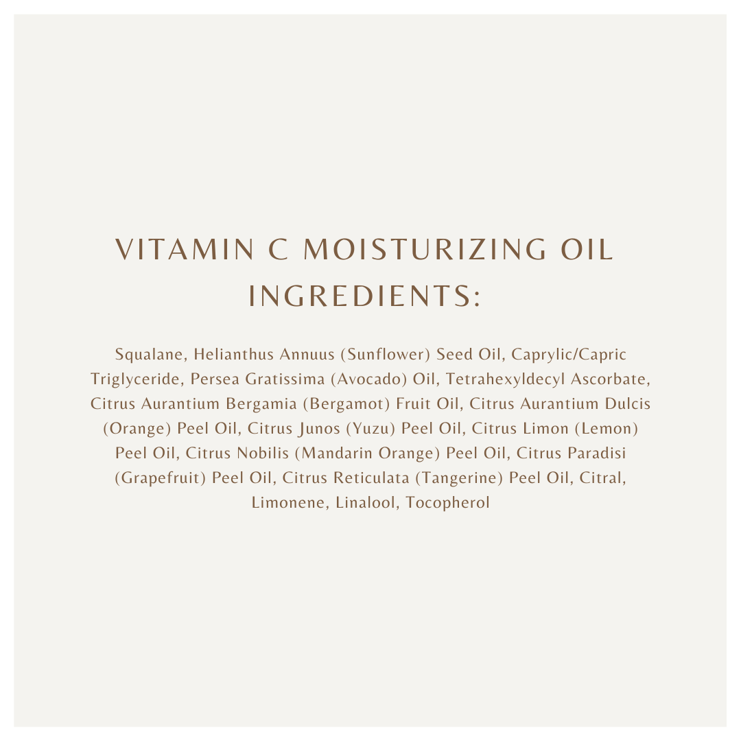 Vitamin C Moisturizing Oil - Extra Moisture For Dry Skin